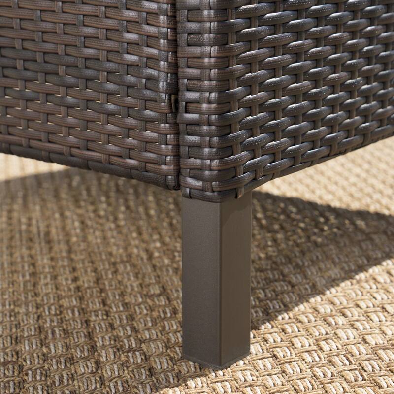 Aisha Outdoor 6-piece Aluminum Wicker Dining Set with Cushions by Christopher Knight Home - N/A