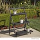 Meridien Outdoor Acacia Wood Plant Stand by Christopher Knight Home - Grey