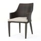 preview thumbnail 13 of 14, Hillhurst Outdoor 5-piece Round Wicker Dining Set with Cushions & Umbrella Hole by Christopher Knight Home