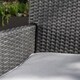 Cypress Outdoor 5-piece Round Wicker Dining Set with Cushions & Umbrella Hole by Christopher Knight Home - Thumbnail 5
