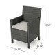 Cypress Outdoor 5-piece Round Wicker Dining Set with Cushions & Umbrella Hole by Christopher Knight Home - Thumbnail 12