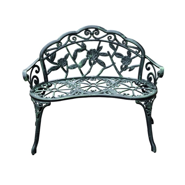 Bench Reclaimed Decorative Lightweight Cast Iron Bench Ends with Strainer Bars 