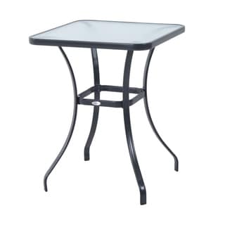 small glass top bistro table