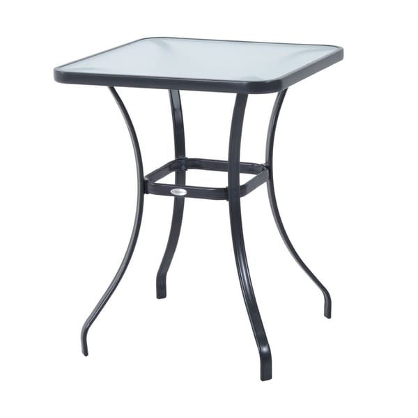 glass top bistro set