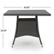 preview thumbnail 8 of 14, Franco Outdoor 5-piece Square Wicker Dining Set with Cushions by Christopher Knight Home
