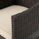 preview thumbnail 13 of 14, Franco Outdoor 5-piece Square Wicker Dining Set with Cushions by Christopher Knight Home