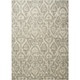 preview thumbnail 42 of 84, Nourison Nepal NEP07 Area Rug Beige - Ikat - Indoor - Modern & Contemporary - 5' x 8' - Wool/Viscose - Ivory - 5'3" x 7'5"