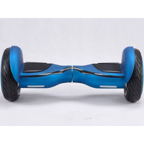 MotoTec Hoverboard 36v 10inch Matte Blue Bluetooth Bed Bath