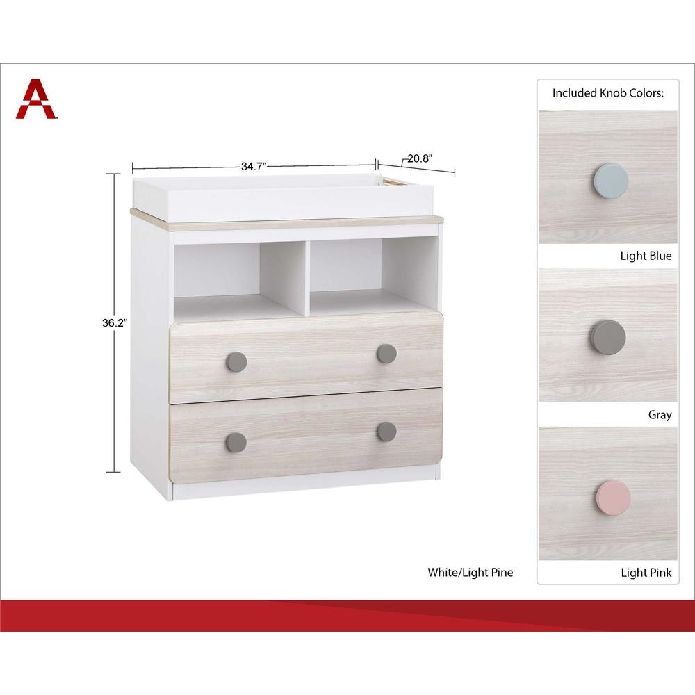 The Novogratz Prism White Changing Table Bed Bath Beyond 18111501