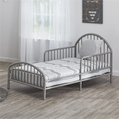 The Novogratz Prism Metal Toddler Bed