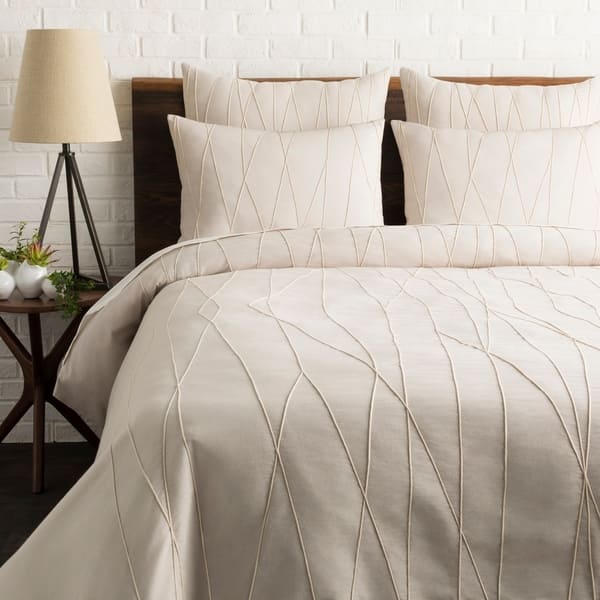 Shop Akulina Cream Modern Duvet Cover Set Overstock 18112777