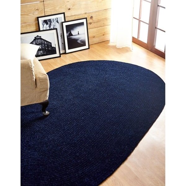Better Trends Chenille Solid & Tweed Braid Collection is Durable and Stain Resistant Reversible Indoor Area Utility Rug