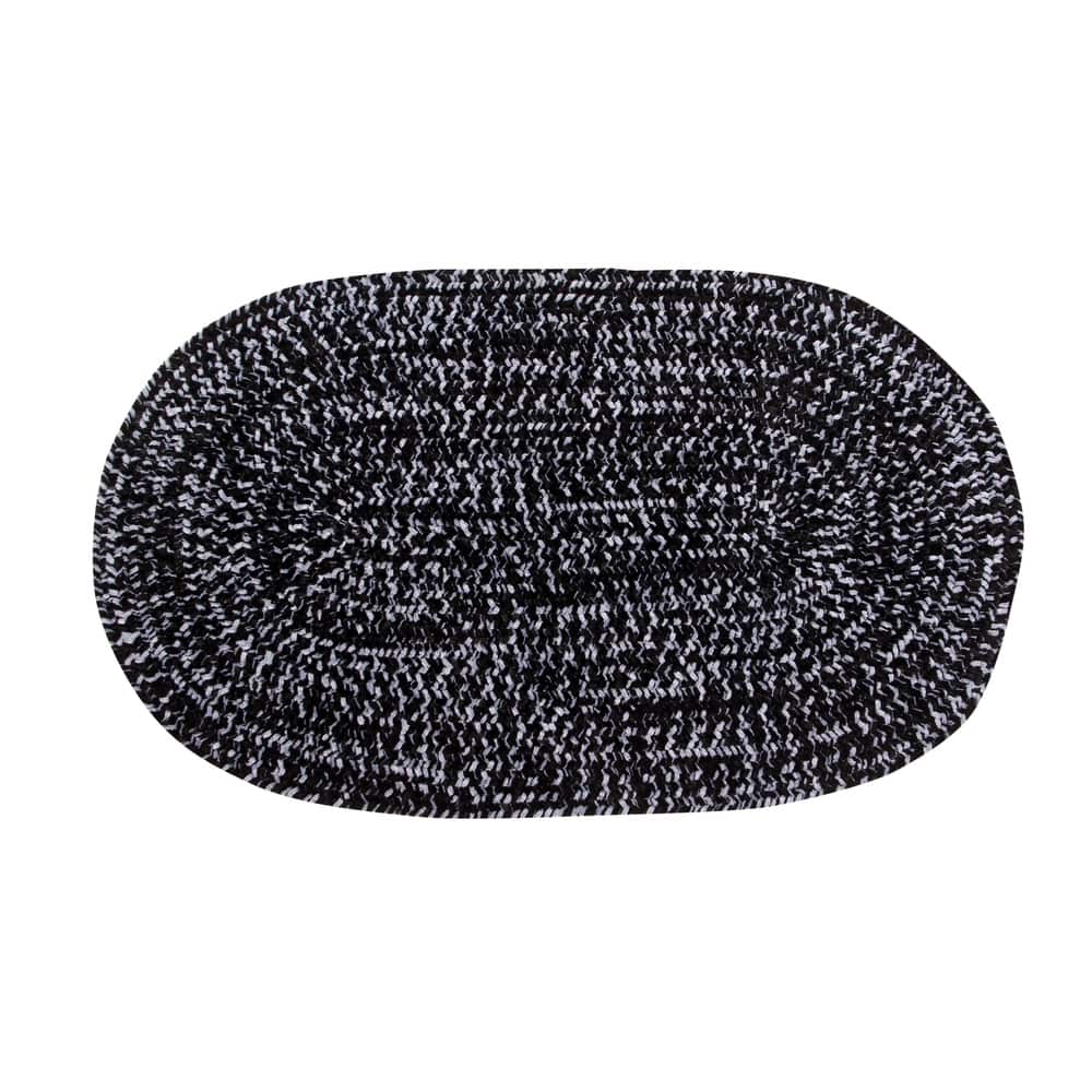 Better Trends Chenille Solid & Tweed Braid Collection is Durable and Stain Resistant Reversible Indoor Area Utility Rug