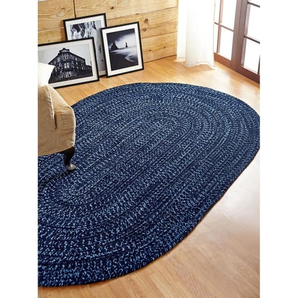 Better Trends Chenille Solid & Tweed Braid Collection is Durable and Stain Resistant Reversible Indoor Area Utility Rug