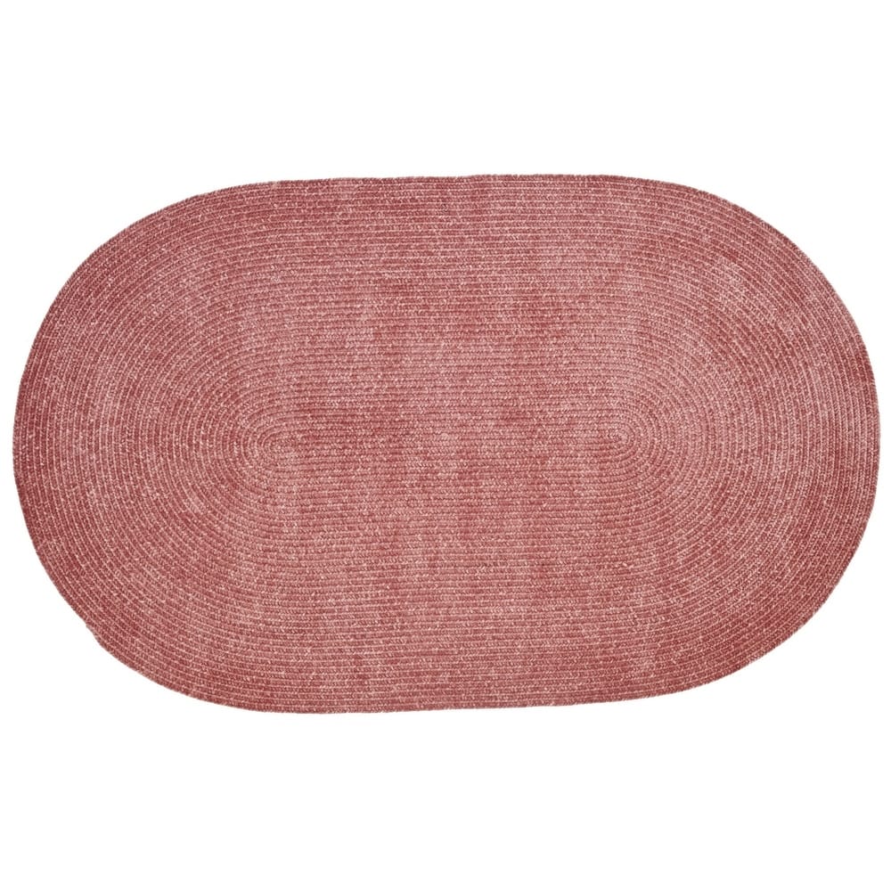 Better Trends Chenille Solid & Tweed Braid Collection is Durable and Stain Resistant Reversible Indoor Area Utility Rug