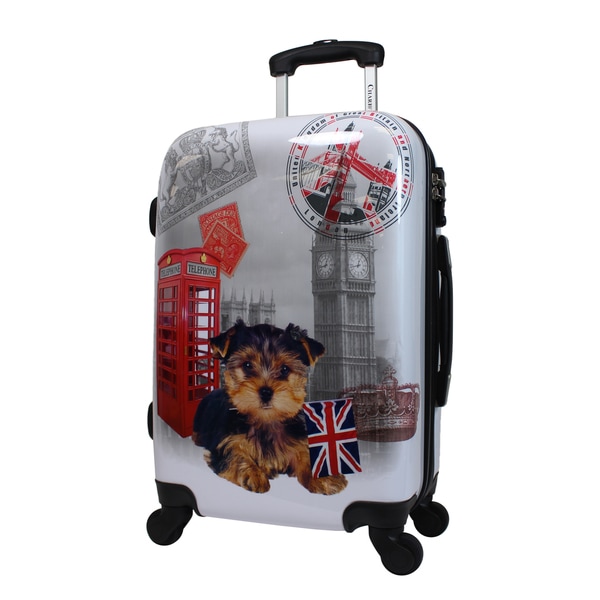 Shop Chariot UK Doggie 20-Inch Hardside Lightweight Upright Spinner Carry-On Suitcase - On Sale ...