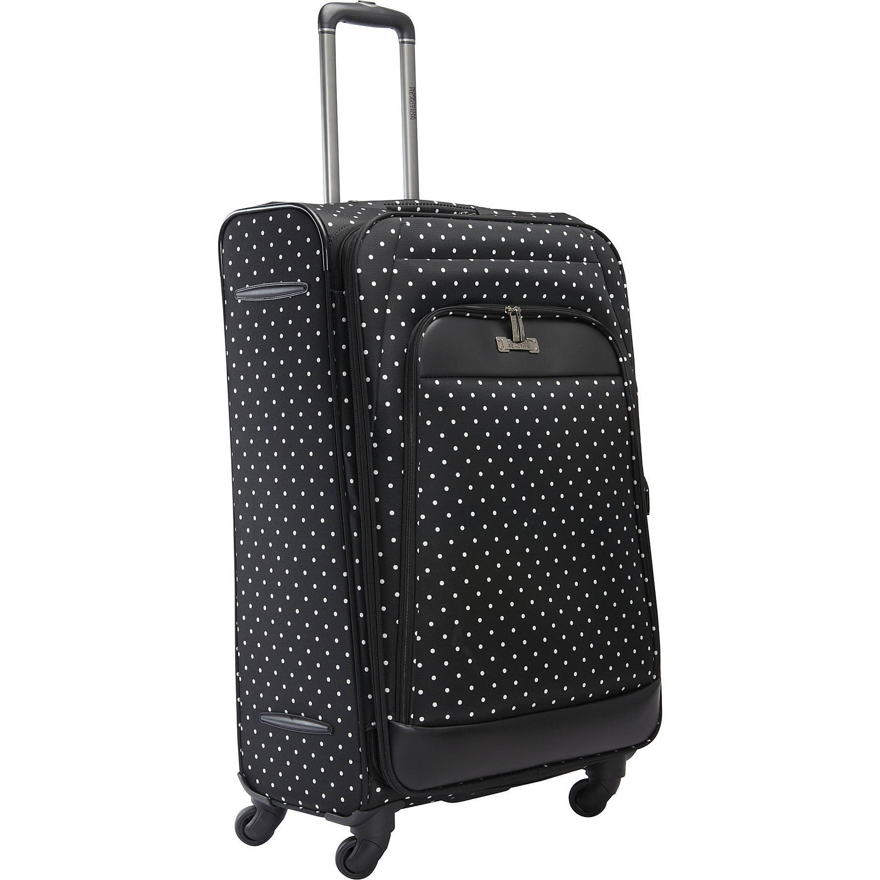 polka dot luggage