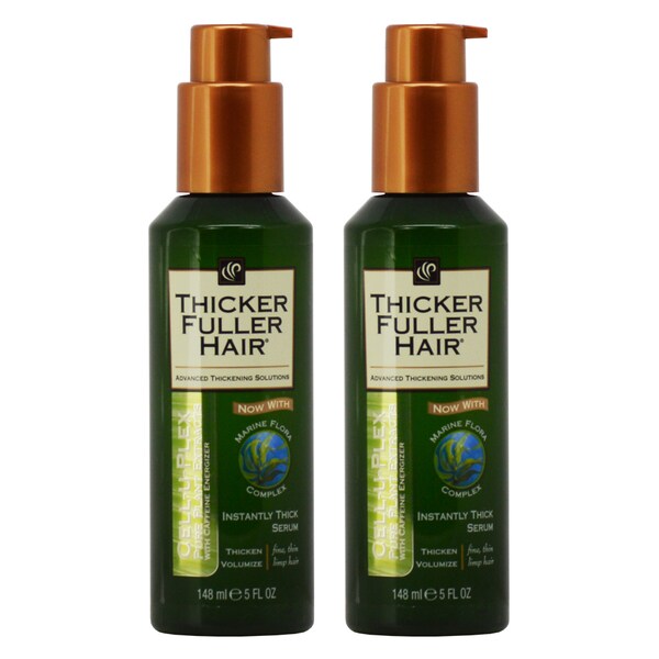 Shop Thicker Fuller Hair 5 Ounce Instantly Thick Hair Serum Pack