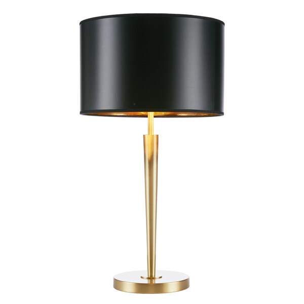 gold black table lamp