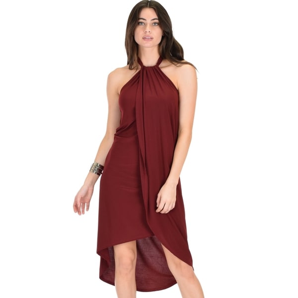 wrap halter dresses