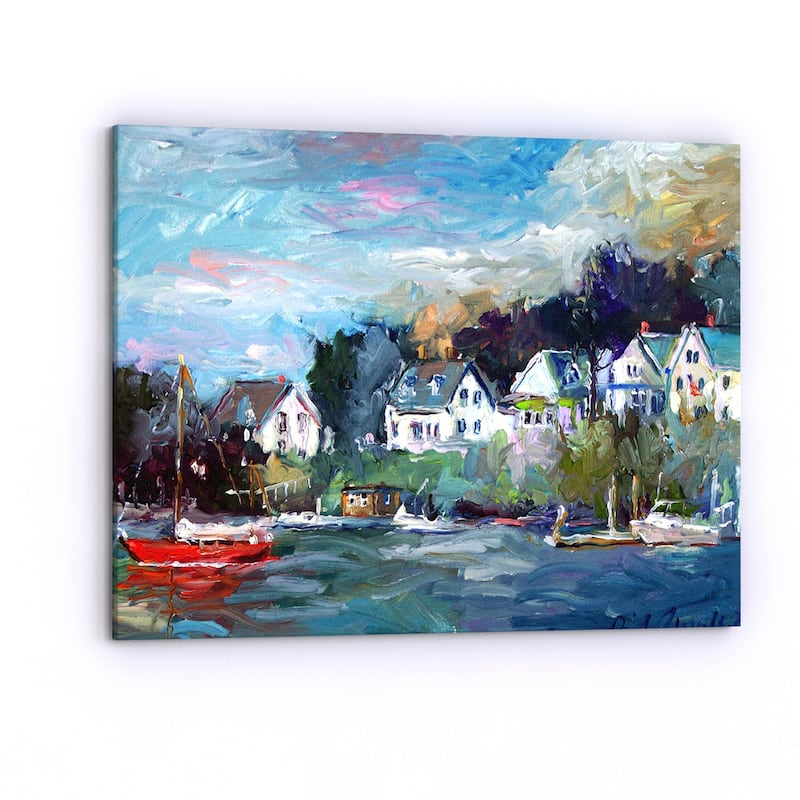 Copper Grove Richard Wallich 'Dock' Canvas Art