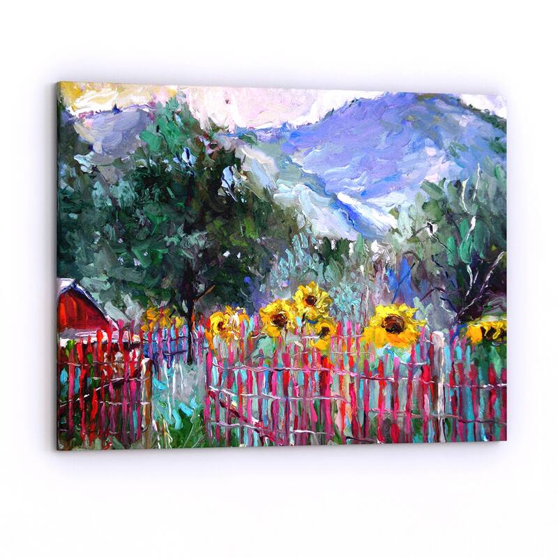 Copper Grove Richard Wallich 'Foothills' Canvas Art - Multi