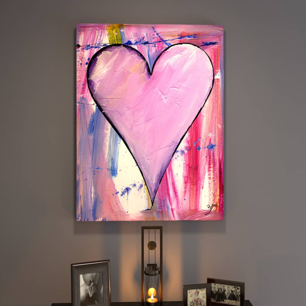 Porch & Den Zane Heartwork Zinnia Canvas Art