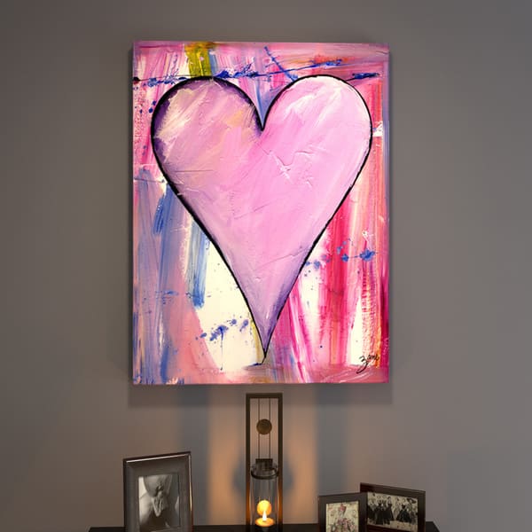 slide 2 of 7, Porch & Den Zane Heartwork Zinnia Canvas Art