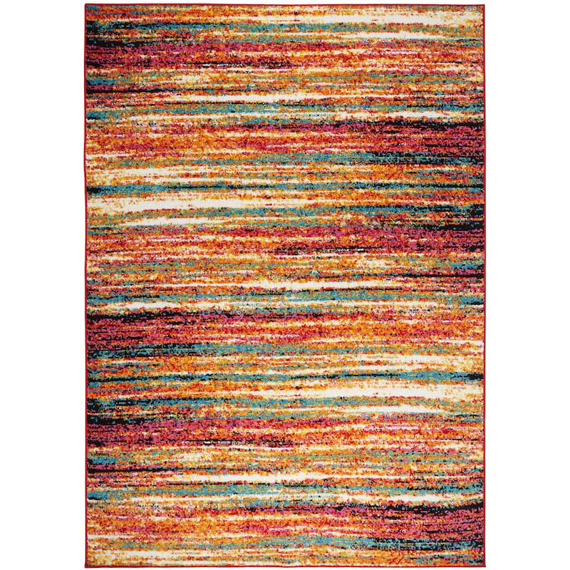 Porch & Den Roland Multi-colored Area Rug - 5'2 x 7'2