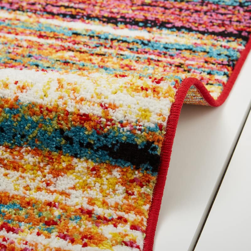 Porch & Den Roland Multi-colored Area Rug - 5'2 x 7'2