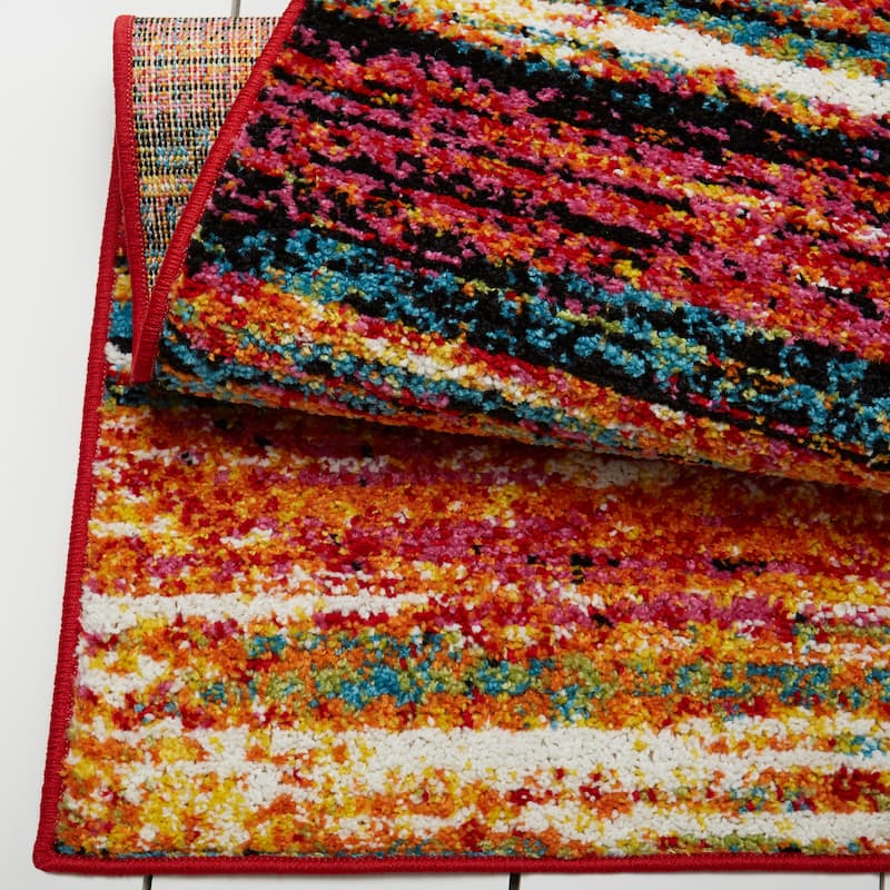Porch & Den Roland Multi-colored Area Rug - 5'2 x 7'2
