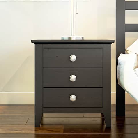 Copper Grove Petun 3-drawer End Table/ Nightstand