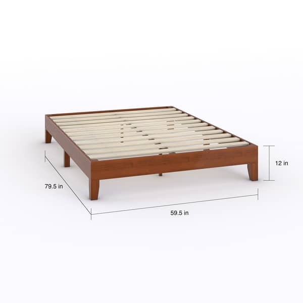 Porch & Den Neron 12-inch Deluxe Wood Queen-size Platform Bed