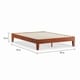 preview thumbnail 3 of 4, Porch & Den Neron 12-inch Wood Full-size Platform Bed