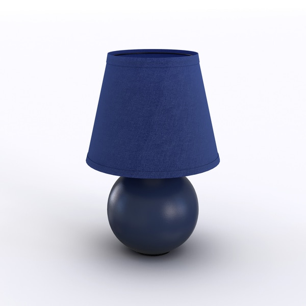 mini ceramic globe table lamp