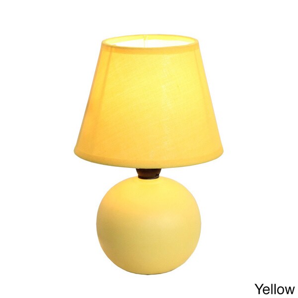 yellow bedside lamps