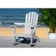 Safavieh Brizio Adirondack Grey Wash Rocking Chair - Thumbnail 2