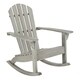 Safavieh Brizio Adirondack Grey Wash Rocking Chair - Thumbnail 3