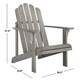 Safavieh Topher Grey Wash Adirondack Chair - Thumbnail 1
