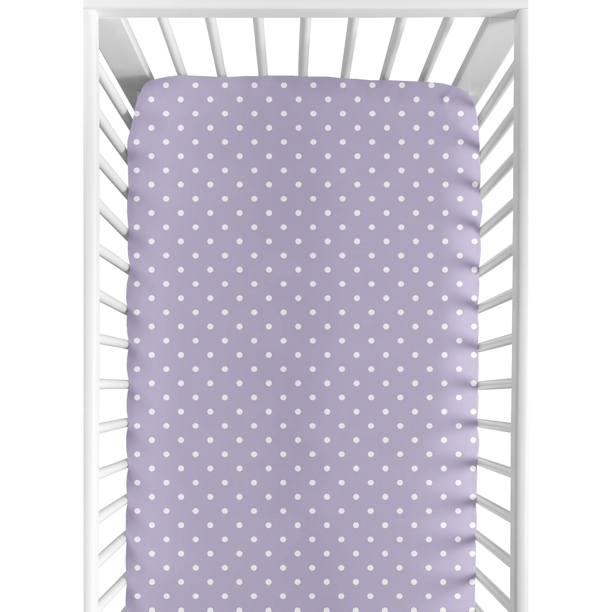 Shop Sweet Jojo Designs Polka Dot Fitted Crib Sheet For The Sloane