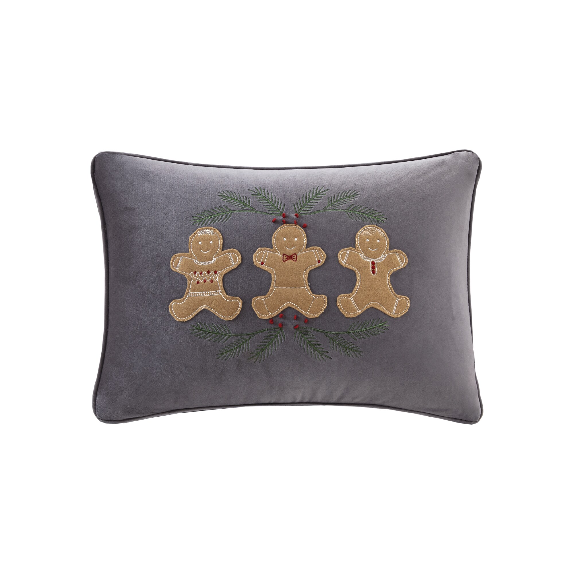 Christmas Gingerbread In The Shape Of A Star Throw Pillow by