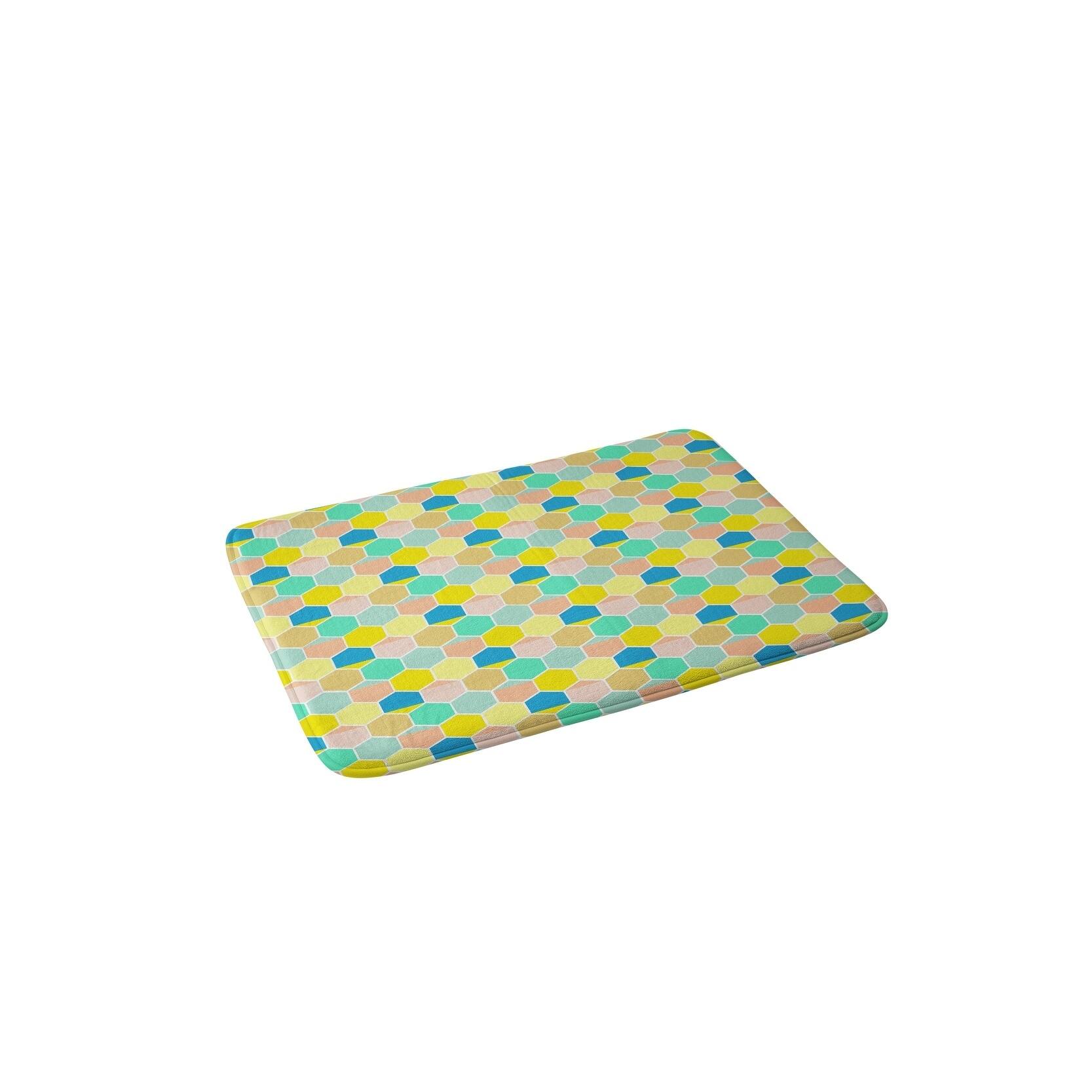 Hello Sayang 'Scandinavian Beehive' Made to Order Memory Foam Bath Mat