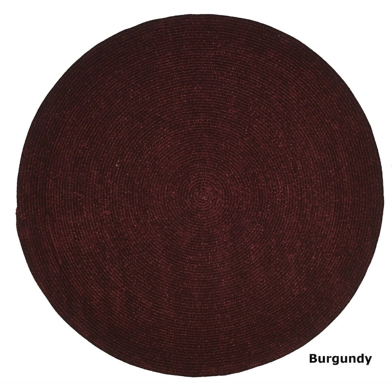 Better Trends Chenille Solid & Tweed Braid Collection is Durable and Stain Resistant Reversible Indoor Area Utility Rug
