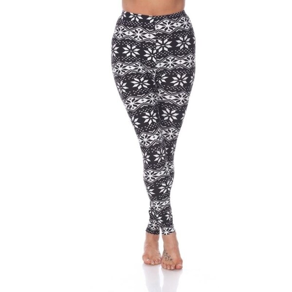 White Mark Women's One Size Fits Most Printed Leggings. Opens flyout.