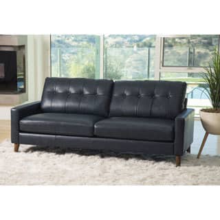 Bohemian Eclectic Sofa Online At Our Best Abbyson Wright Mid Century Top Grain Leather Sofa