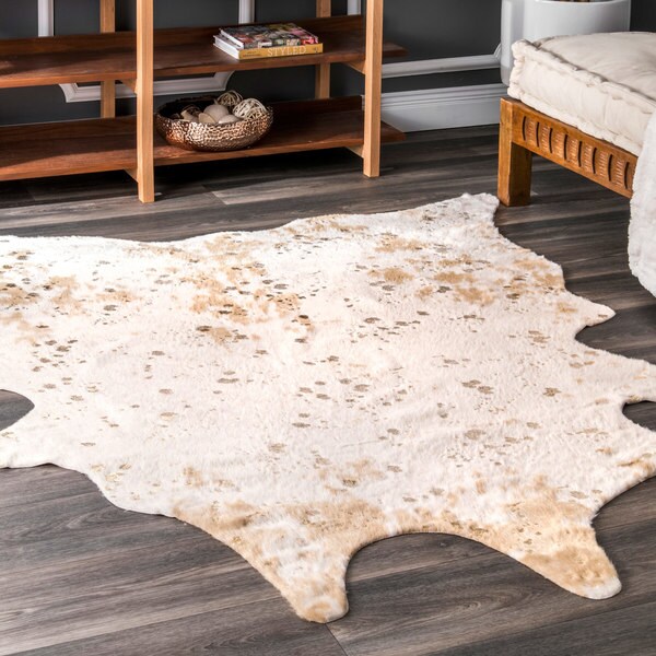 Shop nuLoom Contemporary Faux Animal Prints Cowhide Rug 5'9" x 7'7