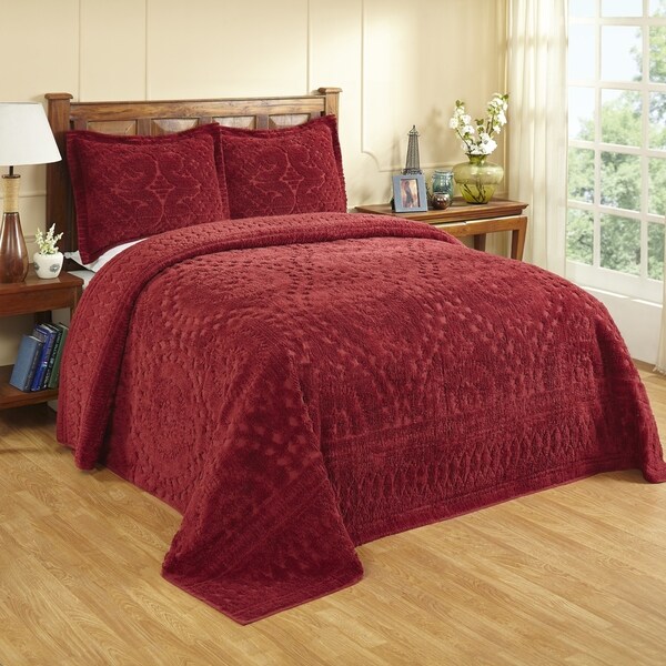 Rio Cotton Chenille Bedspread Free Shipping Today Overstock 24274234