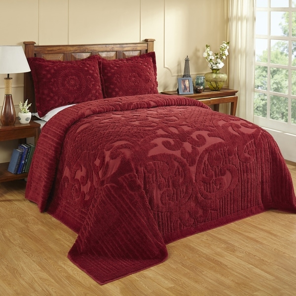Ashton 100-percent Cotton Chenille Super Soft and Plush Bedspread
