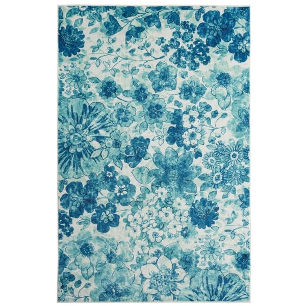 slide 2 of 8, Mohawk Home Blossoms Floral Area Rug (8' x 10')