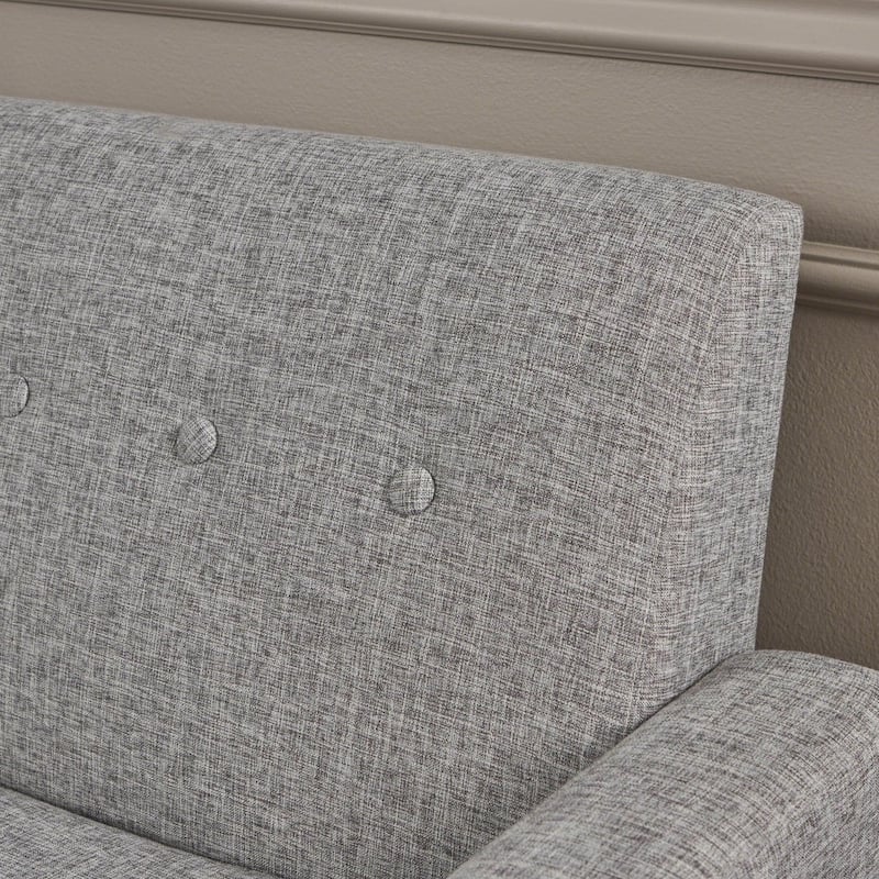 Sawyer Mid Century Modern Fabric Club Chair by Christopher Knight Home